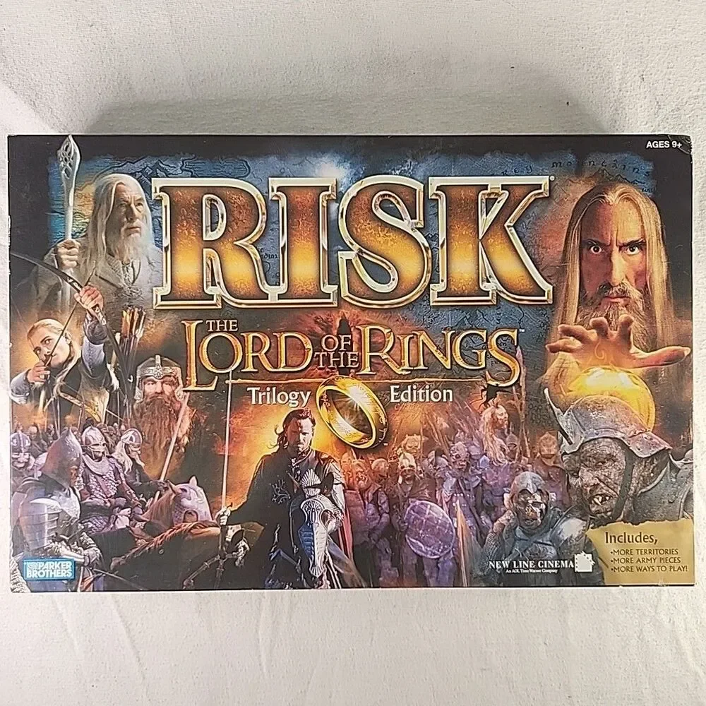 Game 2003 Hasbro RISK Lord of the Rings Trilogy Edition Board New Factory Sealed